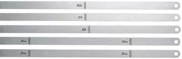 Alt view image 2 of 2 - STARRETT 667-1/2 Thickness Gage,0.0005 In,1/2 x 12 In