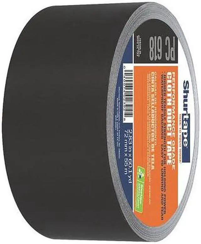 Alt view image 2 of 5 - Shurtape Industrial Duct Tape, 72mm X 55m, 10.00 mil Thick, Red Plastic, 1 EA