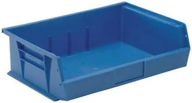 Alt view image 2 of 7 - QUANTUM STORAGE SYSTEMS QUS245BL Blue Hang and Stack Bin, 10-7/8"L x 16-1/2"W x