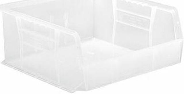 Alt view image 2 of 4 - QUANTUM STORAGE SYSTEMS QUS235CL Clear Hang and Stack Bin, 10-7/8"L x 11"W x 5"H