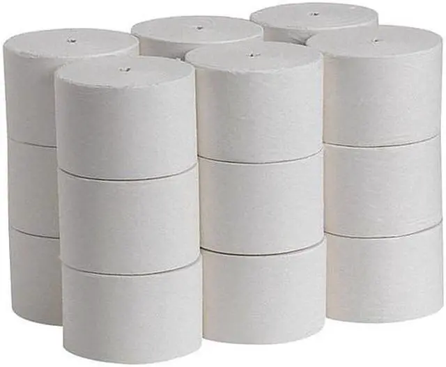 Main image of GEORGIA-PACIFIC 19374 Compact(R) Coreless Toilet Paper, 1 Ply, 3000 Sheets, PK18