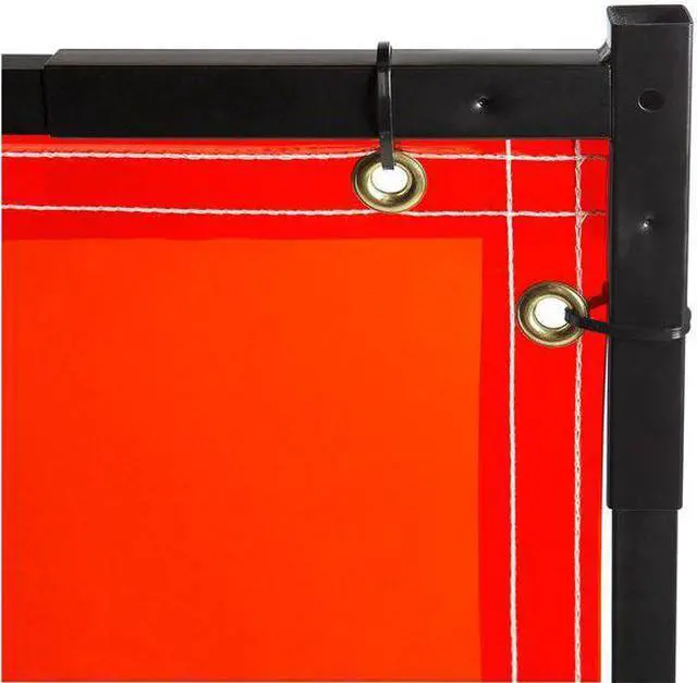Alt view image 4 of 6 - STEINER 538-4X6 Welding Screen, Transparent Vinyl, 6 ft W., 4 ft. H., 13 oz/sq