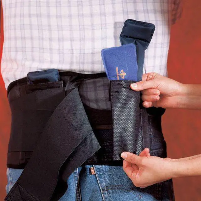 Alt view image 5 of 6 - IMPACTO ATAS Air Temp Advantage Back Belt,Black,S