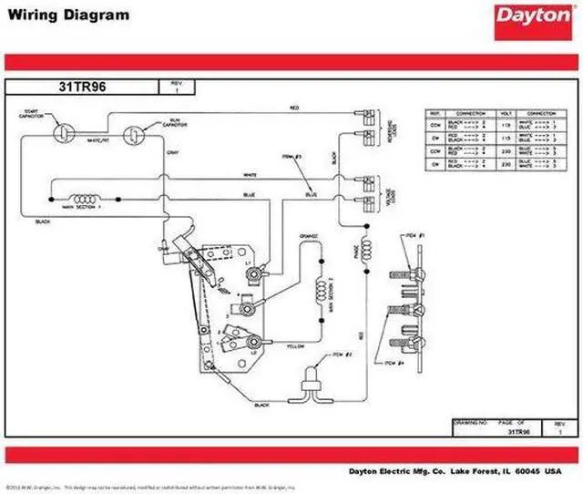 Alt view image 6 of 6 - DAYTON 119191.00 Capacitor-Start/Run General Purpose Motor, 1/2 hp HP,