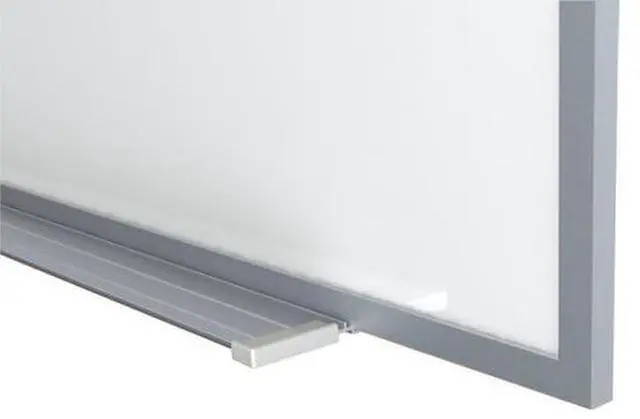 Alt view image 3 of 6 - Ghent M1-34-1 Magnetic Porcelain Whiteboard with Aluminum Frame - 48.5" x 36.5" - White Surface, Satin Aluminum Frame