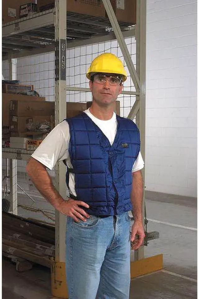 Alt view image 4 of 6 - Allegro Cooling Vest, 24 to 72 hr. Cooling Time, Blue, Universal 8401-03