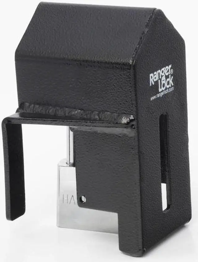 Alt view image 3 of 7 - Lock Guard, Steel, Black, 4x7x5 In