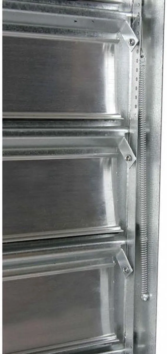 Alt view image 3 of 4 - DAYTON 4YN18 36 in 38.75"H-W 4.5"L Alu Intake Shutter Dampr, 37 in x 37 in,