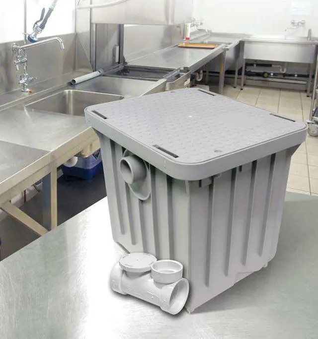 Alt view image 2 of 3 - ENDURA 3910A02 Interceptor Grease Interceptor, 2" Pipe Dia., Thermoplastic