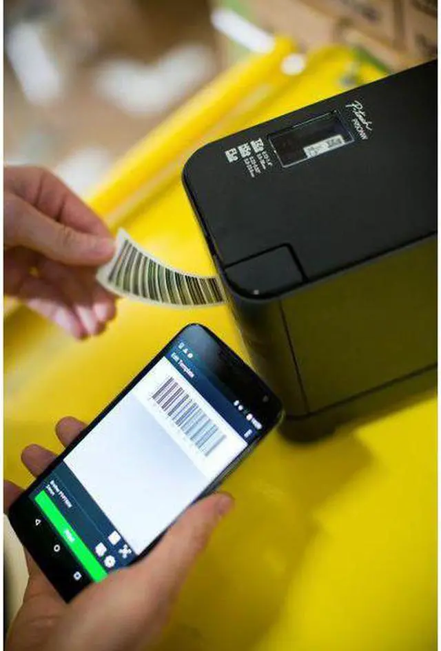Alt view image 9 of 14 - Brother PT-P950NW Wireless Powered Network Laminated Label Printer