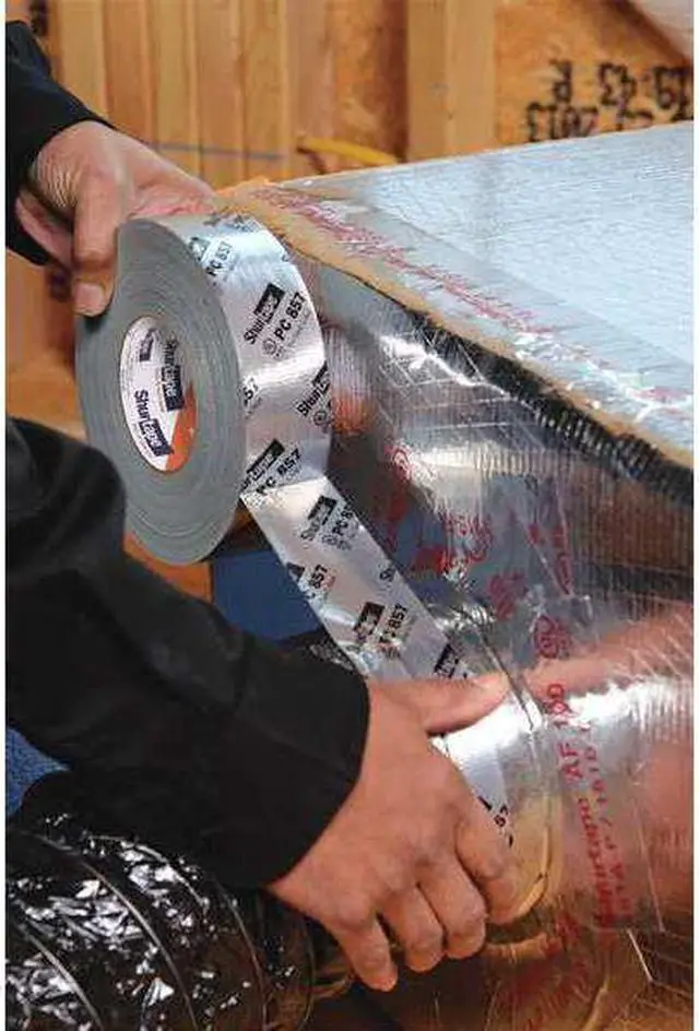 Alt view image 10 of 14 - Duct Tape,55m L,Adhesion 70 oz./in,Black SHURTAPE PC 857