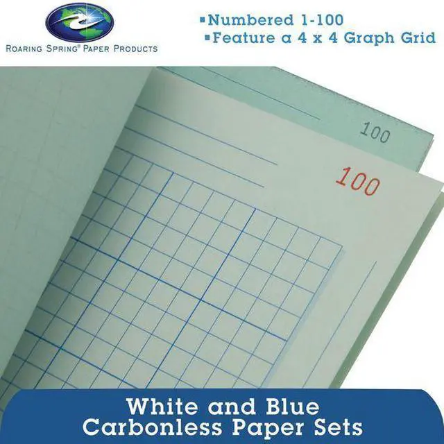 Alt view image 6 of 7 - ROARING SPRING 77644 Lab Notebook,9-1/4 in. x 11 in.,Gray