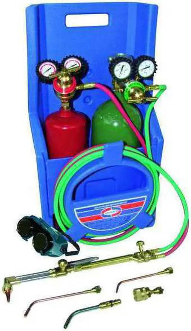 Alt view image 4 of 4 - UNIWELD K22P Welding And Cutting Outfit, Cap'n Hook Series, Acetylene, 3/8 in