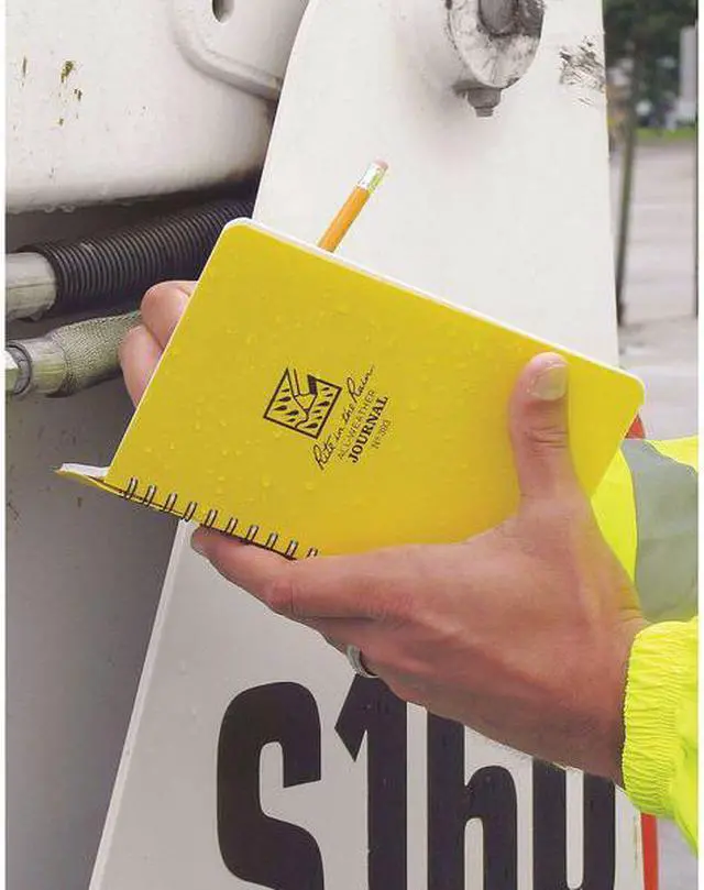 Alt view image 3 of 4 - RITE IN THE RAIN 393 All Weather Notebook,Side Spiral,Journal