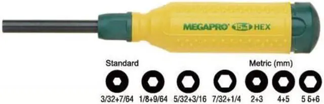 Alt view image 5 of 9 - MEGAPRO 151HX-B Hex Bit 8 1/2 in, Drive Size: 1/4 in , Num. of pieces:8