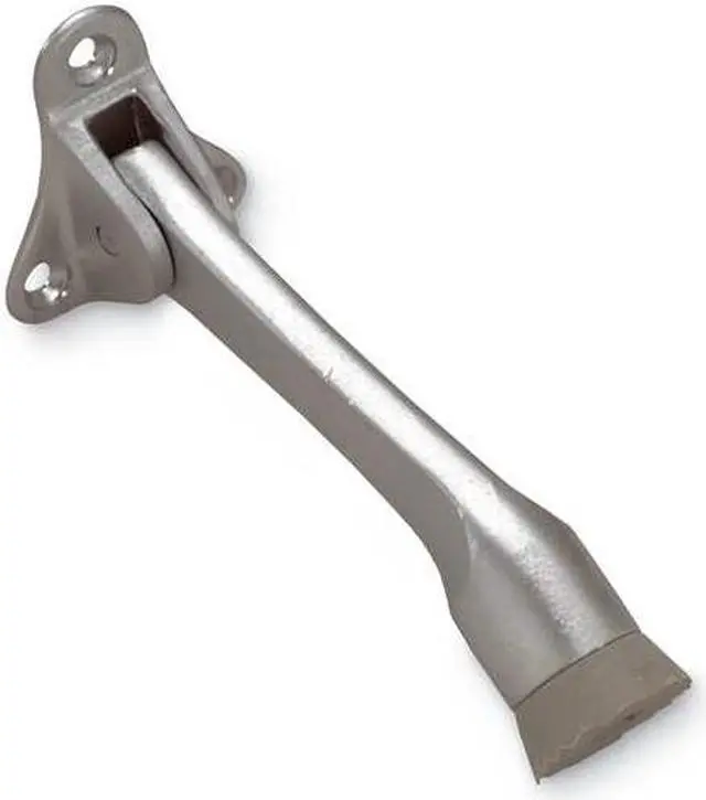 Alt view image 2 of 2 - ZORO SELECT 5U618 Lever Door Holder, Brass, Silver