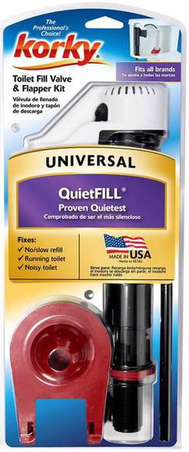 Alt view image 3 of 3 - KORKY 818GR Fill Valve, Plastic; Rubber
