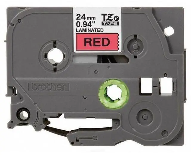 Alt view image 17 of 17 - Brother TZE451 24 mm (0.94") Black on Red tape for P-Touch 8 m (26.20 ft.)