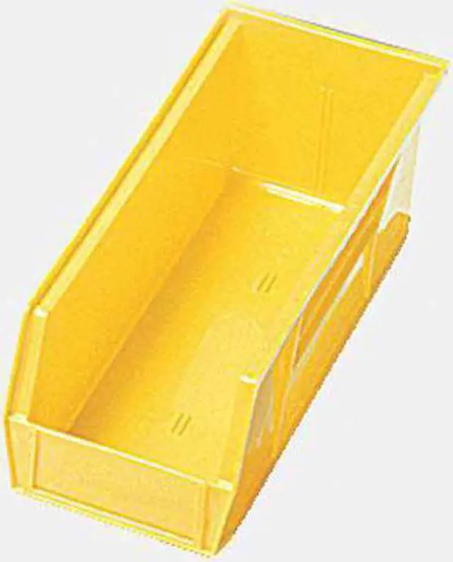 Alt view image 3 of 6 - QUANTUM STORAGE SYSTEMS QSB102YL Yellow Shelf Bin, 11-5/8"L x 6-5/8"W x 4"H