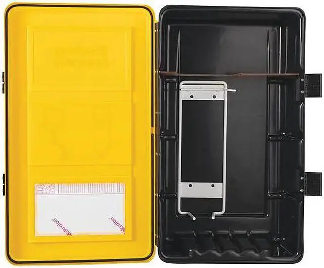 Alt view image 2 of 4 - ALLEGRO INDUSTRIES 4100 SCBA Wall Cabinet, Plastic, 20 in W x 32 1/2 in H x 13
