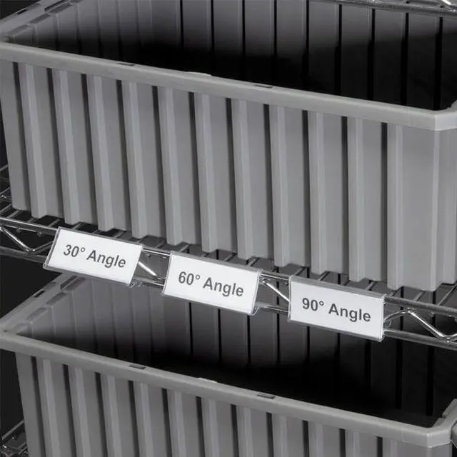 Alt view image 7 of 8 - AKRO-MILS 29306 Label Holdr,Clear,for Wire Shelving,PK25