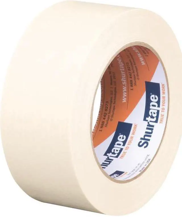 Alt view image 7 of 11 - Shurtape CP-105 General-Purpose Grade Crepe Paper Masking Tape: 1 in x 60 yds. (Natural) - OEM