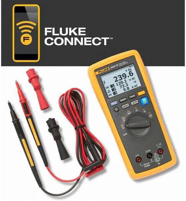 Alt view image 3 of 4 - FLUKE FLK-T3000FC K Temperature Module Kit,Wireless