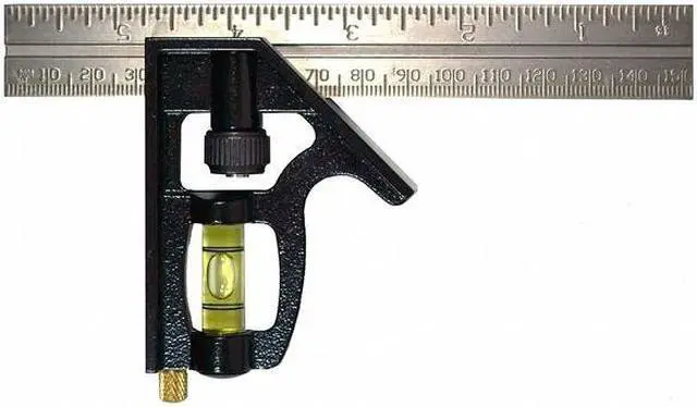 Alt view image 5 of 6 - JOHNSON 406EM Combination Square,6 In,Zinc