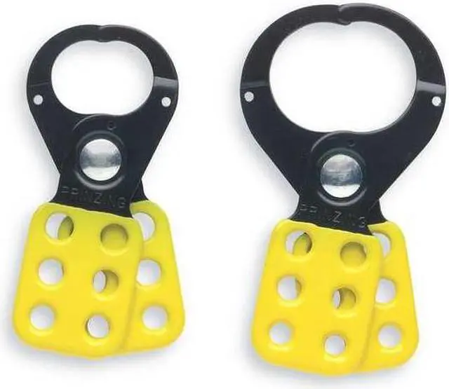 Alt view image 7 of 9 - BRADY T220 Lockout Hasp, Standard, 6 Lock, 5 In. L, Color: Yellow