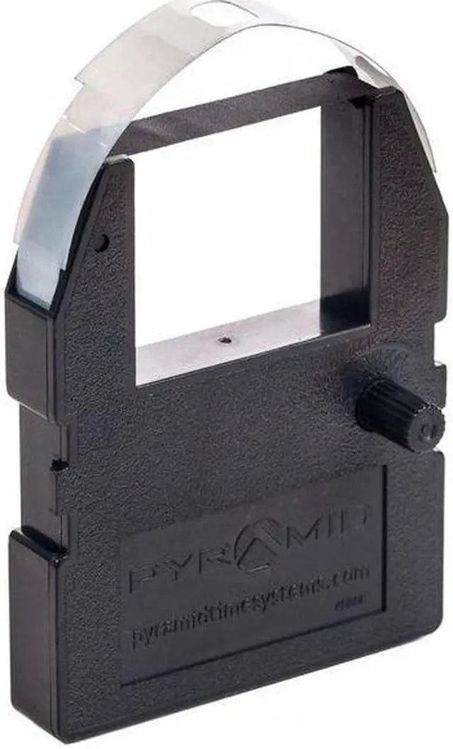 Alt view image 11 of 12 - Ribbon Cartridge For The PTR-4000, Black - Black(sold in packs of 3)