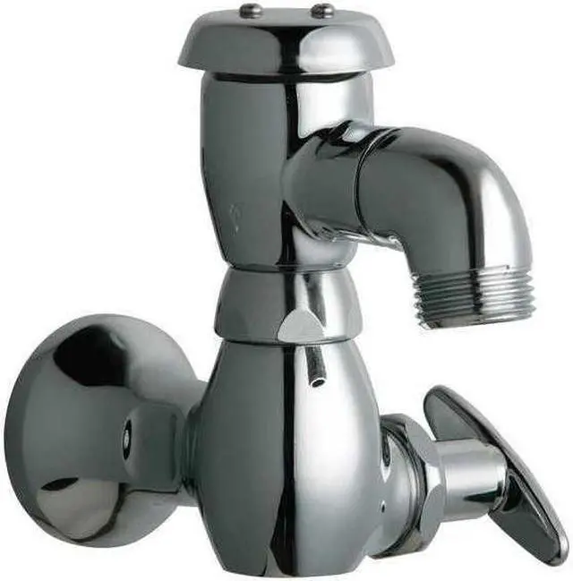 Alt view image 4 of 4 - CHICAGO FAUCET 952-CP Low Arc Sill Faucet, Single Hole Mount, Polished Chrome 1