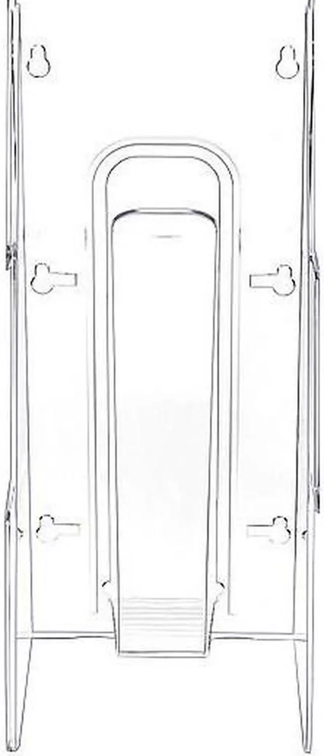 Alt view image 8 of 8 - DEFLECTO 55601GR Leaflet Holder,1 Compartment,Clear