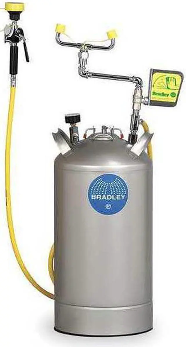 Alt view image 3 of 4 - BRADLEY S19-690H Portable Heated Eyewash Station, 10 gal.