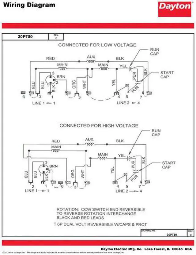 Alt view image 5 of 5 - DAYTON 30PT80 MTR,CS/CR,ODP,1-1/2 HP,3450,56,EFF 81.5