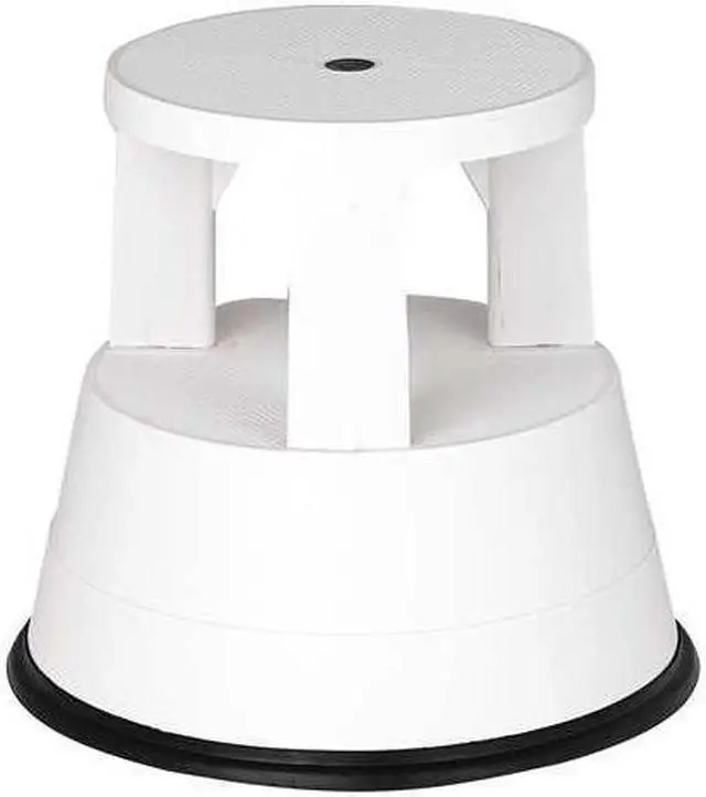 Alt view image 5 of 8 - XTEND + CLIMB 962 Round Office Stool, 2 Steps, 300 lb Load Capacity, 15 in