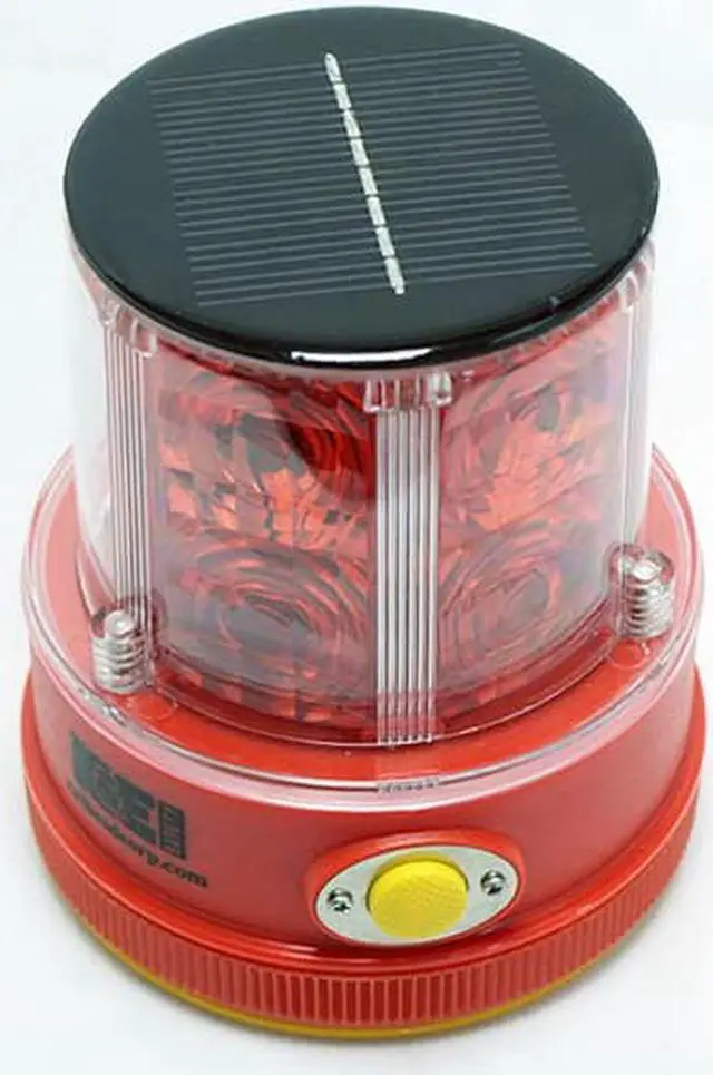 Alt view image 3 of 4 - RAILHEAD GEAR M18 Solar R Rechargeable Safety Light,Red,LED,Solar