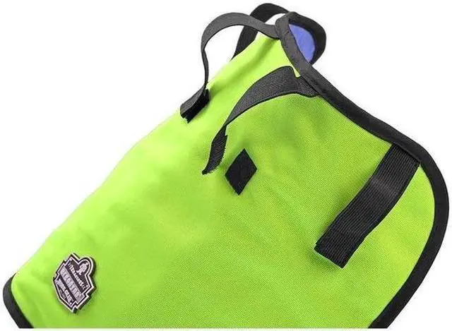 Alt view image 8 of 8 - ERGODYNE 6670CT Neck Shade, For Use With Hard Hats Lime