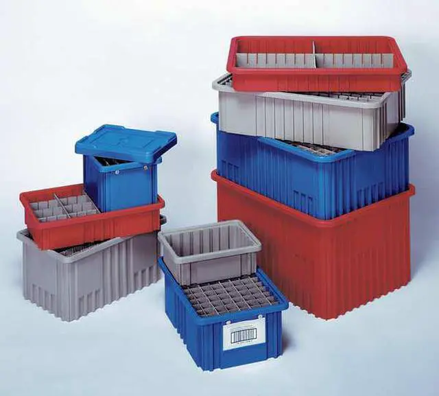 Alt view image 4 of 4 - QUANTUM STORAGE SYSTEMS DG91035GY Gray Divider Box 10 7/8 in x 8 1/4 in x 3 1/2