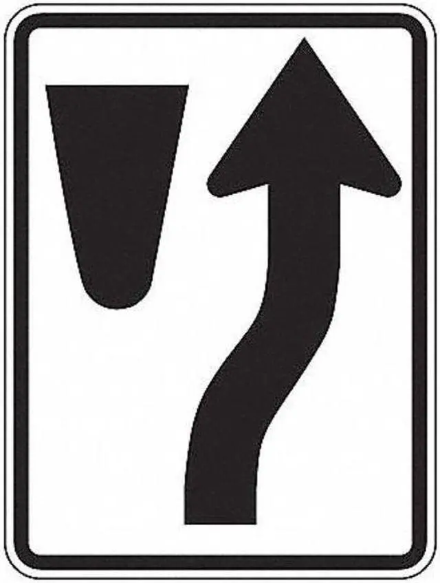 Alt view image 2 of 2 - LYLE R9-2-12HA Cross Only At Crosswalks Traffic Sign, 18 in Height, 12 in