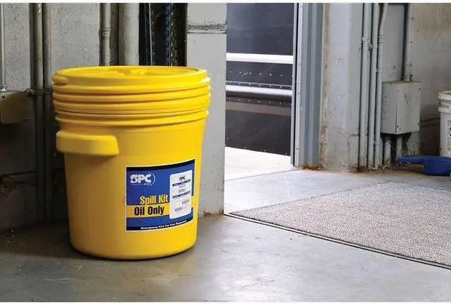 Alt view image 4 of 7 - BRADY SPC ABSORBENTS SKO-20 Spill Kit, Oil-Based Liquids, Yellow