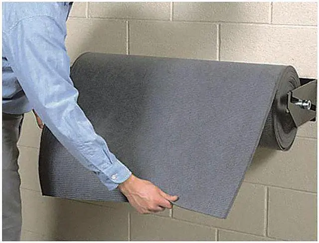 Alt view image 3 of 3 - PIG MAT292 Wall-Mount Mat Roll Dispenser,Black