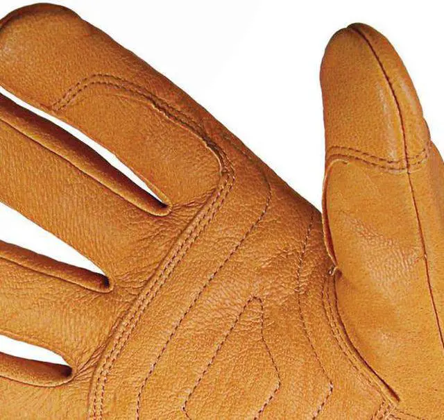 Alt view image 3 of 6 - YOUNGSTOWN GLOVE CO 11-3245-60-M Leather Gloves, Goatskin, Safety Cuff, Wing