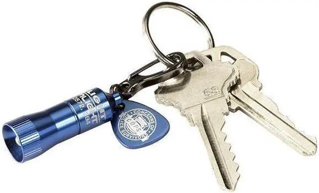 Alt view image 3 of 3 - Streamlight Nano Flashlight White LED 10 Lumens BLUE 73002