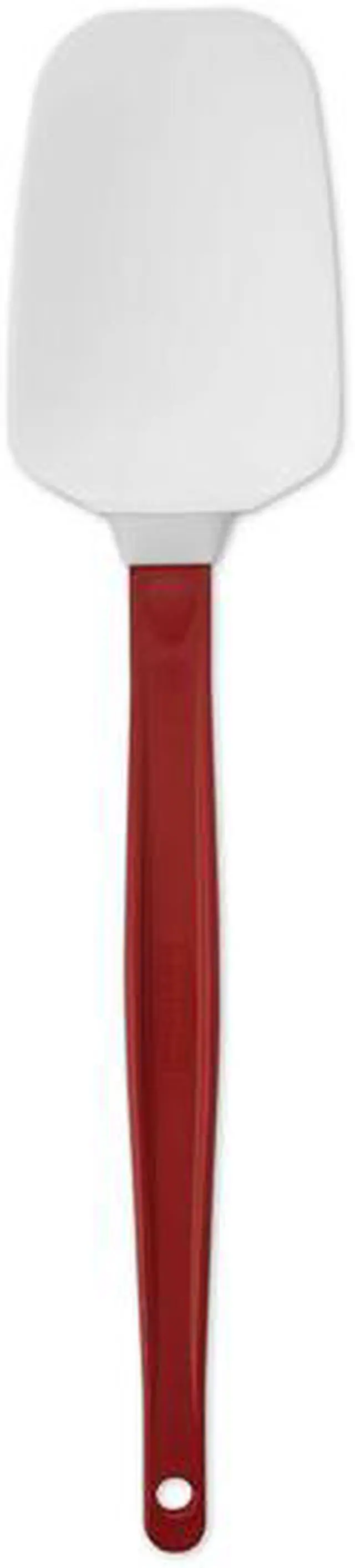 Alt view image 9 of 11 - Red/White Rubbermaid Commercial Products FG196700RED 13 1/2-Inch High Heat Spoon Scraper