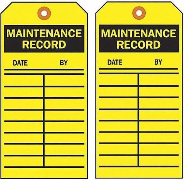 Alt view image 3 of 3 - ZORO SELECT 8RJ77 Tag, Scaffold, Polyester, 3 in H x 5 3/4 in W, White,
