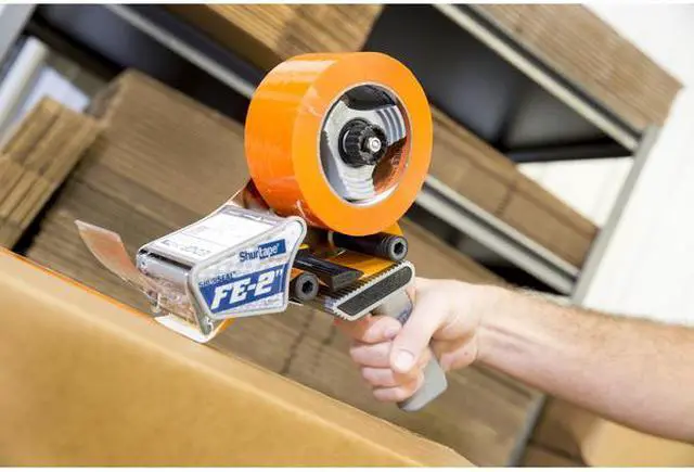 Alt view image 2 of 6 - Shurtape Handheld Tape Dispenser, 72mm W, Gray Gray  FE 3