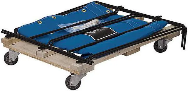 Alt view image 3 of 3 - ROYAL BASKET TRUCKS G10-BBX-KDA-3UNN Knock Down Truck, 10 bu, blue vinyl