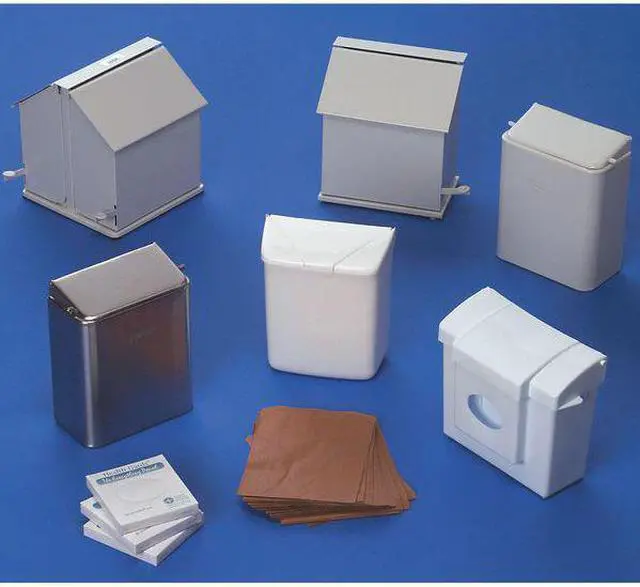 Alt view image 7 of 7 - Hospeco Napkin Receptacle Liners, 7.5" X 3" X 10.5", Brown, 500/Carton 260