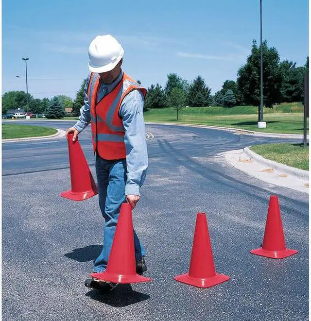 Alt view image 6 of 6 - ZORO SELECT 1YBW5 Traffic Cone,18 In.Red