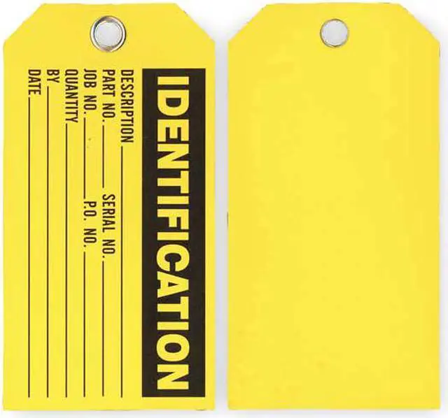 Alt view image 2 of 2 - ZORO SELECT 2RMV1 Production Status Tag, Cleaning and Maintenance, Polyester, 3